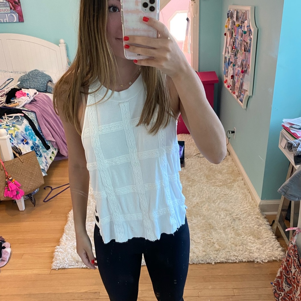 Island gypsy white tank